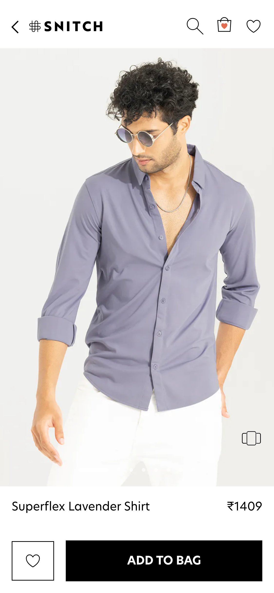 Skims — Mobile PDP (Mini-Cart Drawer)